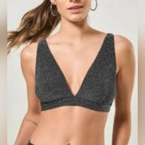 La Senza Black Glitter Bralette - Picture 1 of 13